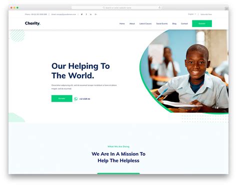 charity site templates|Charity Works .